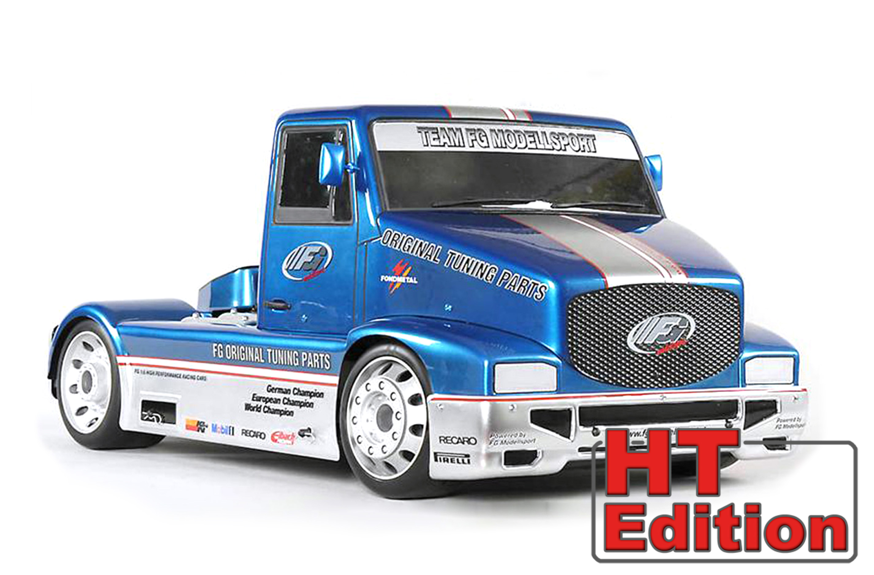 FG Sportsline Truck 4WD with FG Super Race Truck body shell clear HT-Edition