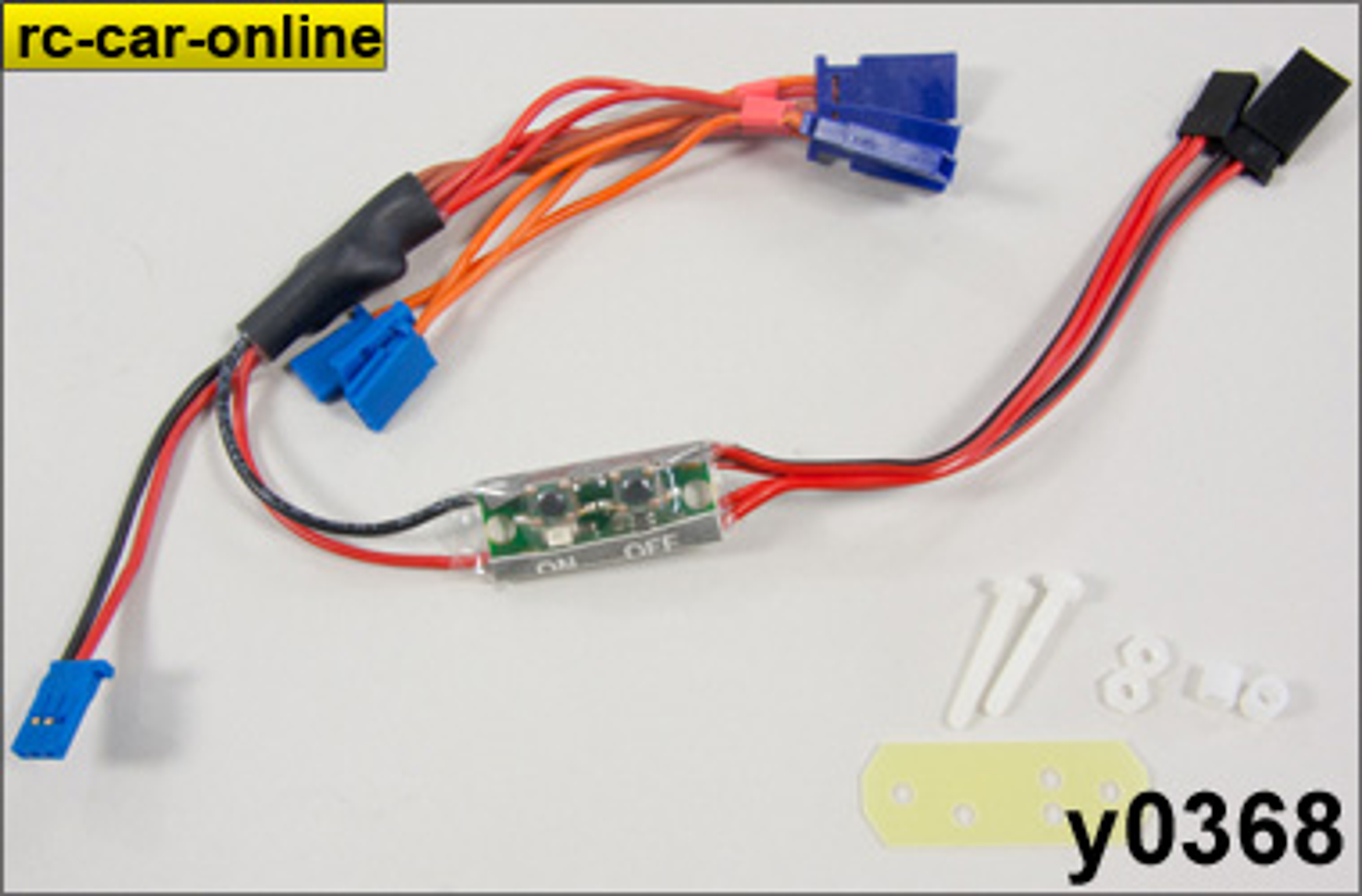Servo direct power supply cable with electronic switch, 1 pce.
