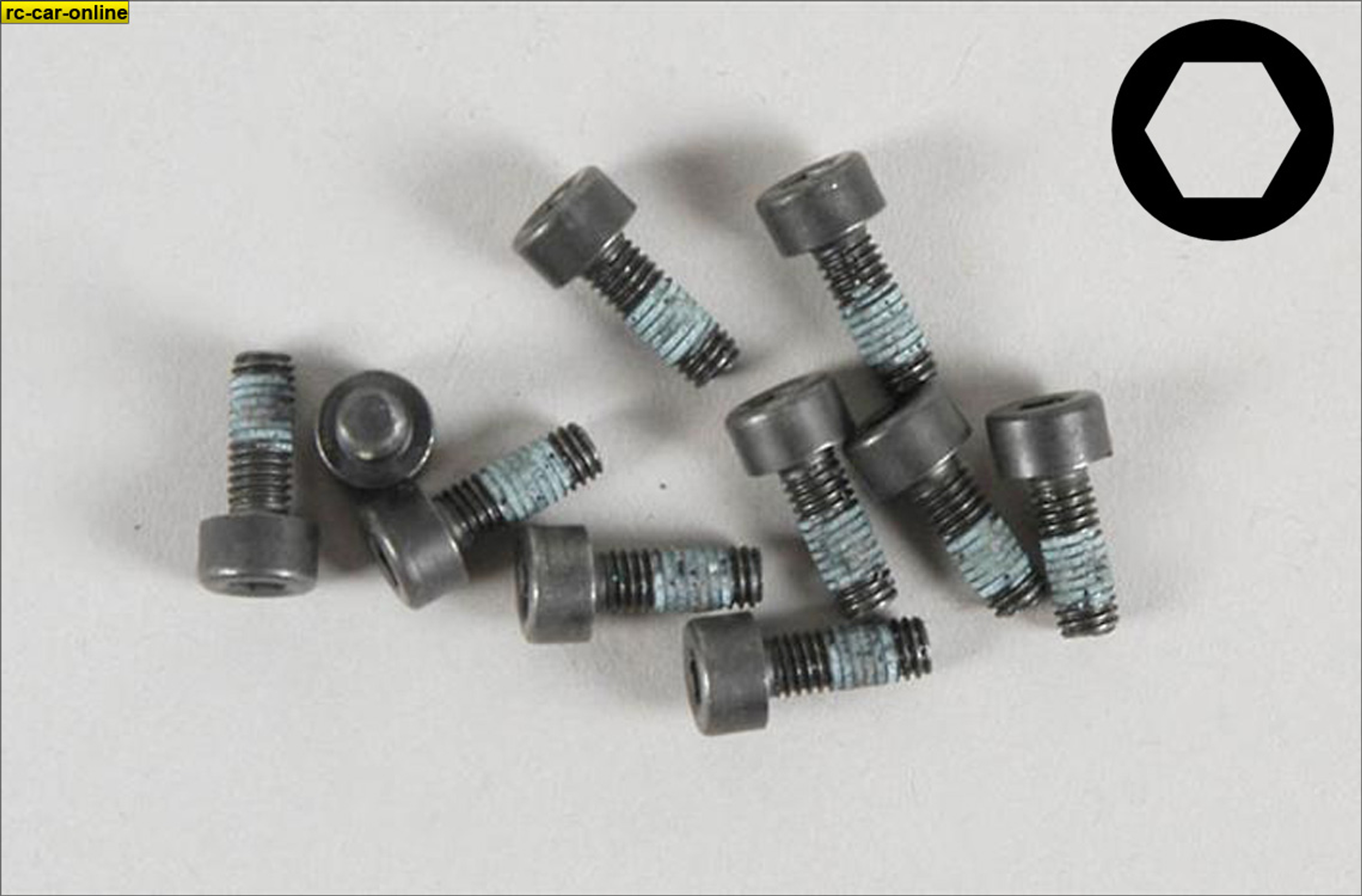 6724/09 FG Cylinder head screw with safety deviceM3x8 mm, 10 pieces