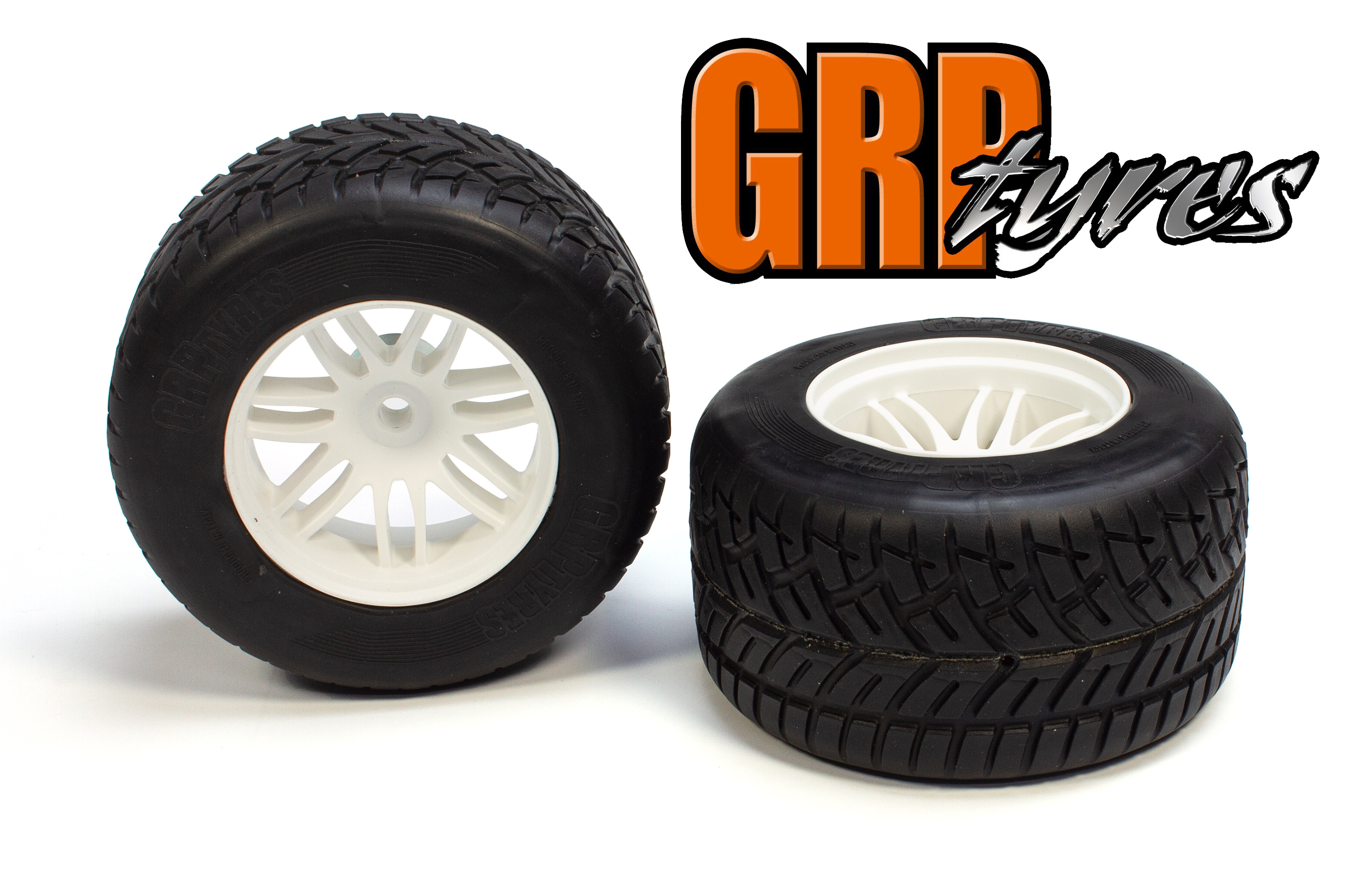 GWH44E Ellegi Formula 1 profile extra soft rain rear tires, glued GWH44E Ellegi Formula 1 profile extra soft rain rear tires, glued