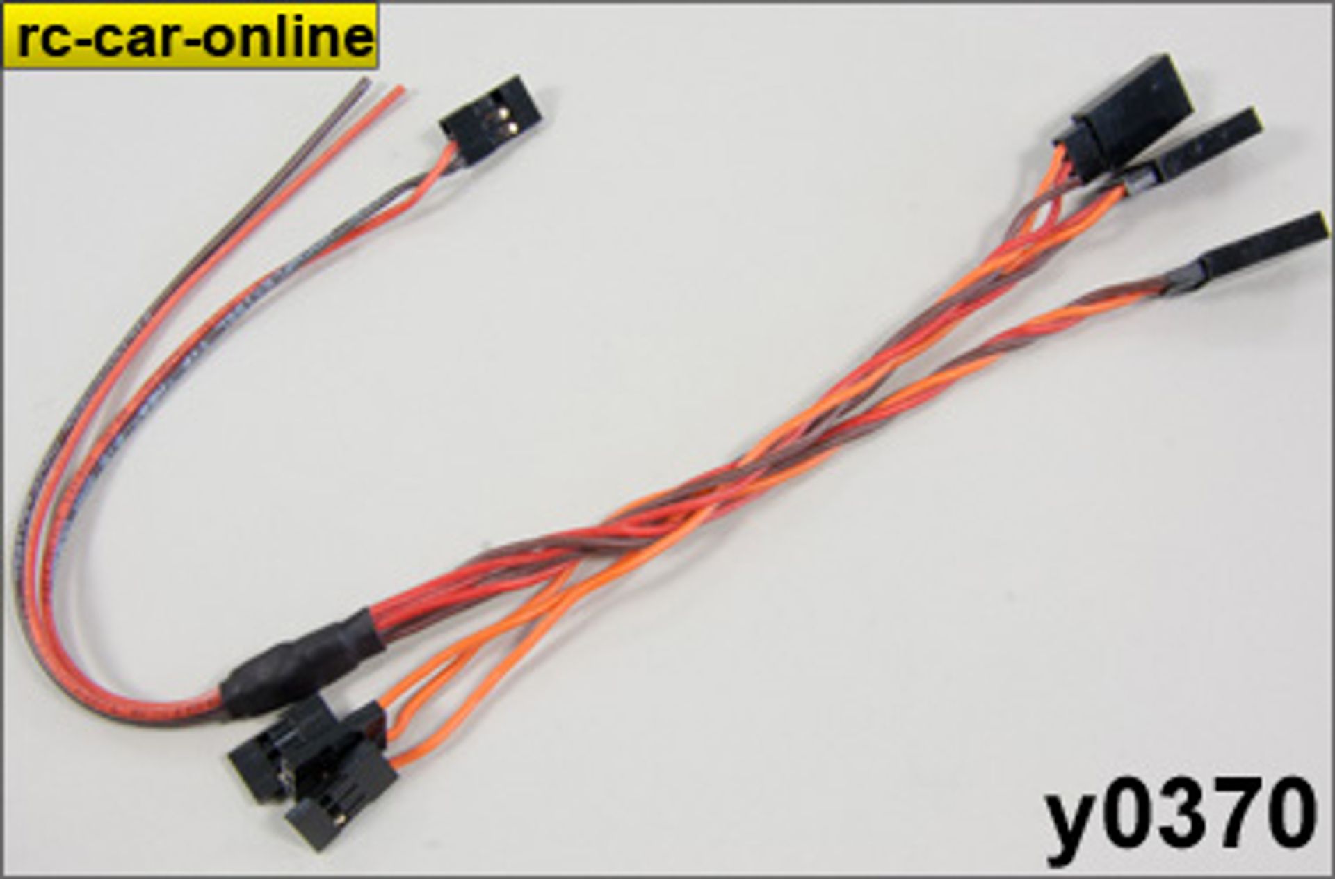 y0370 Servo direct power supply cable for 3 Servos without Plug, 1 pce.