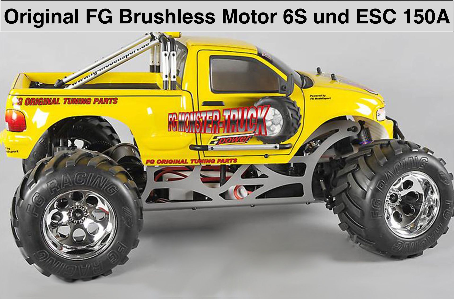 FG Elektric 4WD Monster-Truck WB535, ESC 150A and Brushless Motor 6S  FG Elektric 4WD Monster-Truck WB535, ESC 150A and Brushless Motor 6S