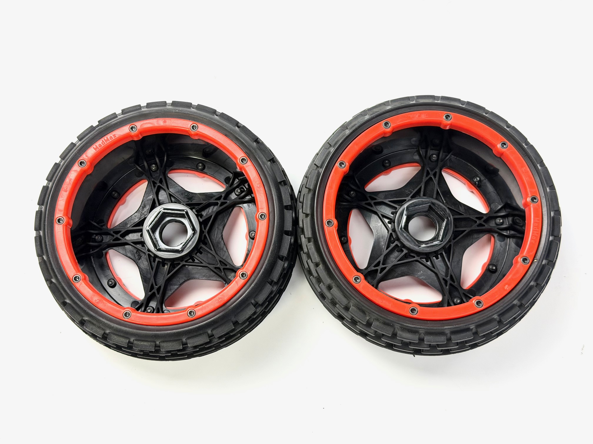 4831/01 HPI Dirt Buster 170x60 mit HPI Felgen für HPI Baja 5B, Carson Wild GP Attack und Co. (24mm 6-Kant) 1 Paar Set